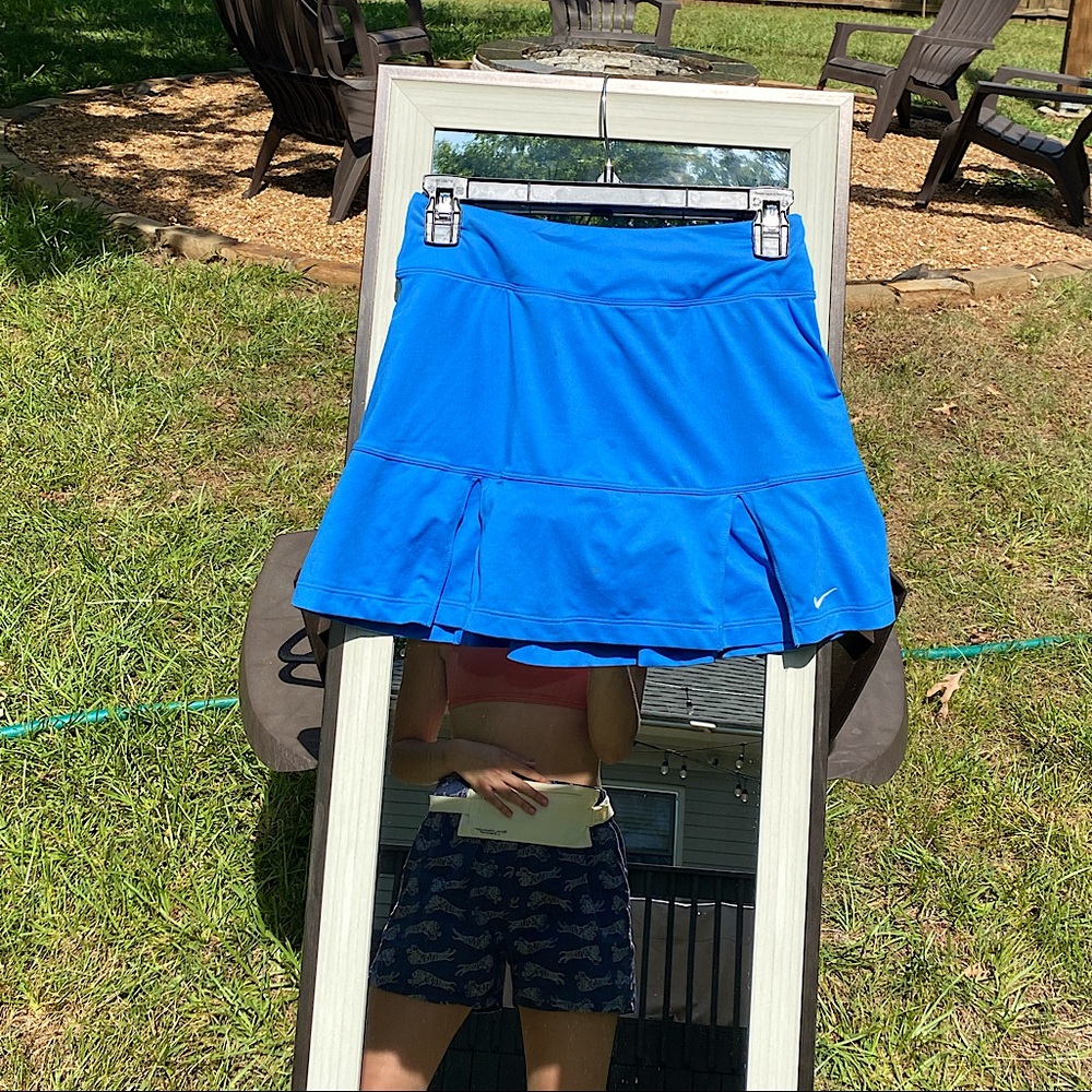 Light blue Nike tennis skirt